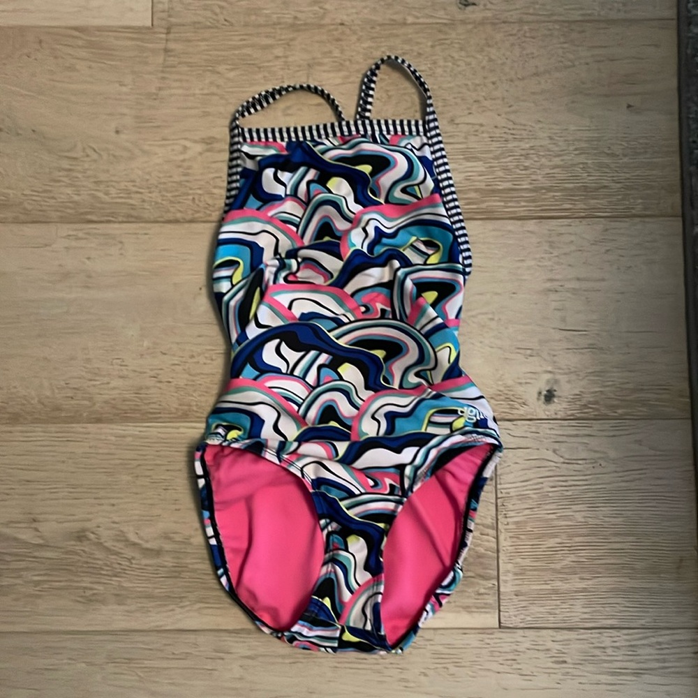 Dolphin UGLIES Practice TRAINING Swimsuit Bathing Suit One Piece 30 Medium